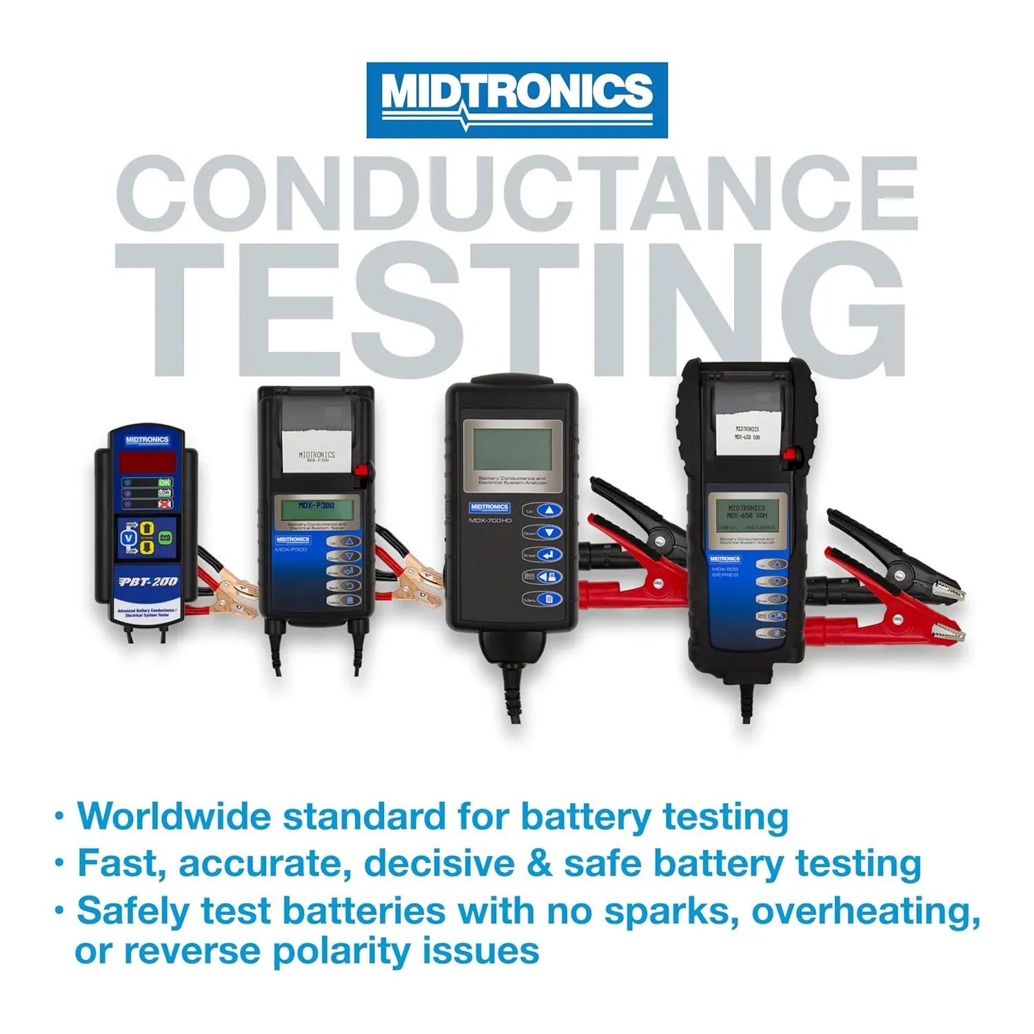 Batteries - 6V and 12V Automotive Battery and Electrical System Analyzer Using Conductance Profiling-CPX-900-Identify - Featuring Low Reserve Capacity
