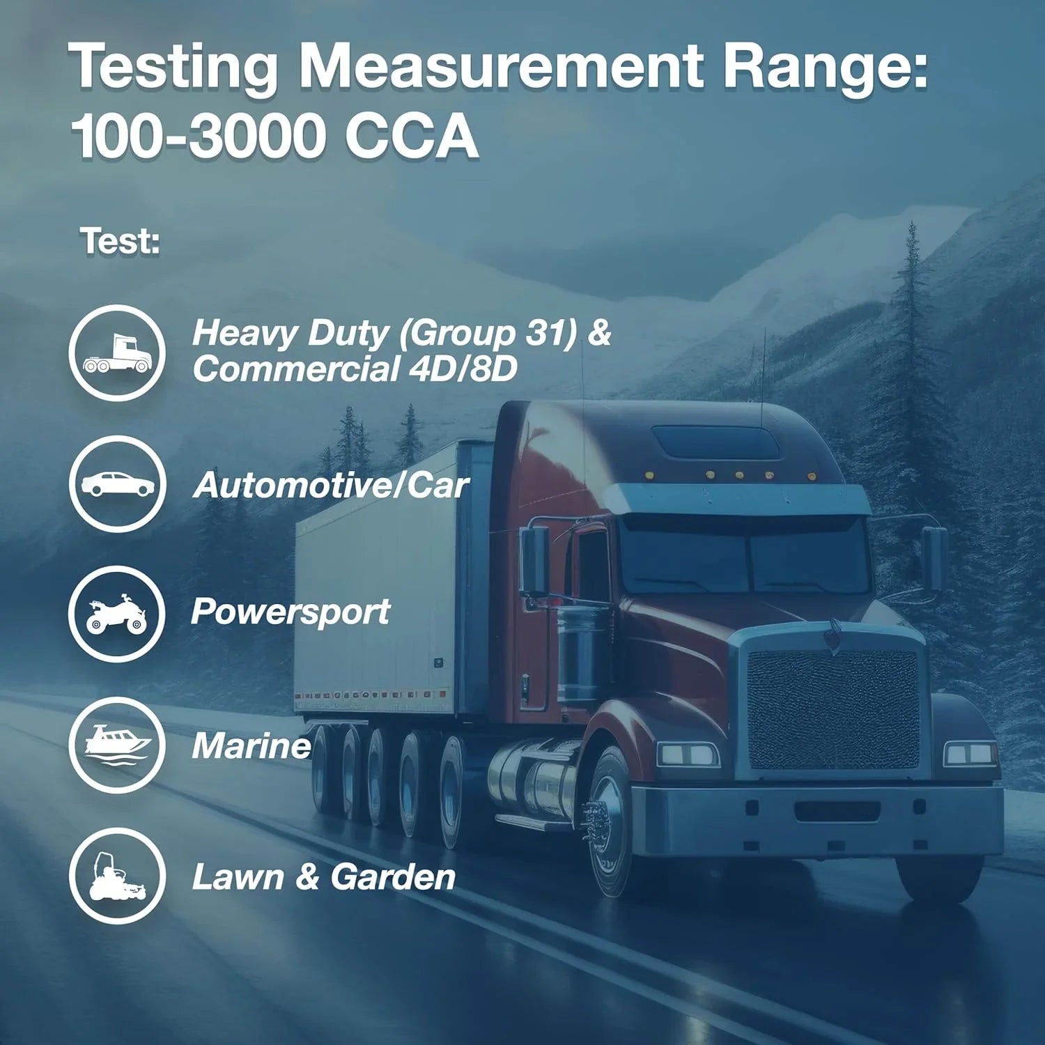 Batteries - 6V and 12V Automotive Battery and Electrical System Analyzer Using Conductance Profiling-CPX-900-Identify - Featuring Low Reserve Capacity