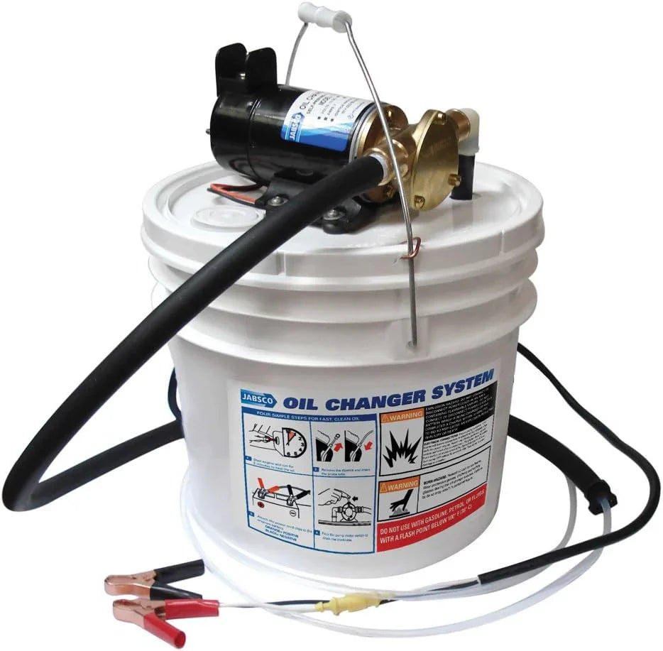 Oil - 17800-2000 Marine Quick, Changer - Flexible Impeller Pump, Reversing Switch 3.5 Gallon, 12-Volt, Non CE, White