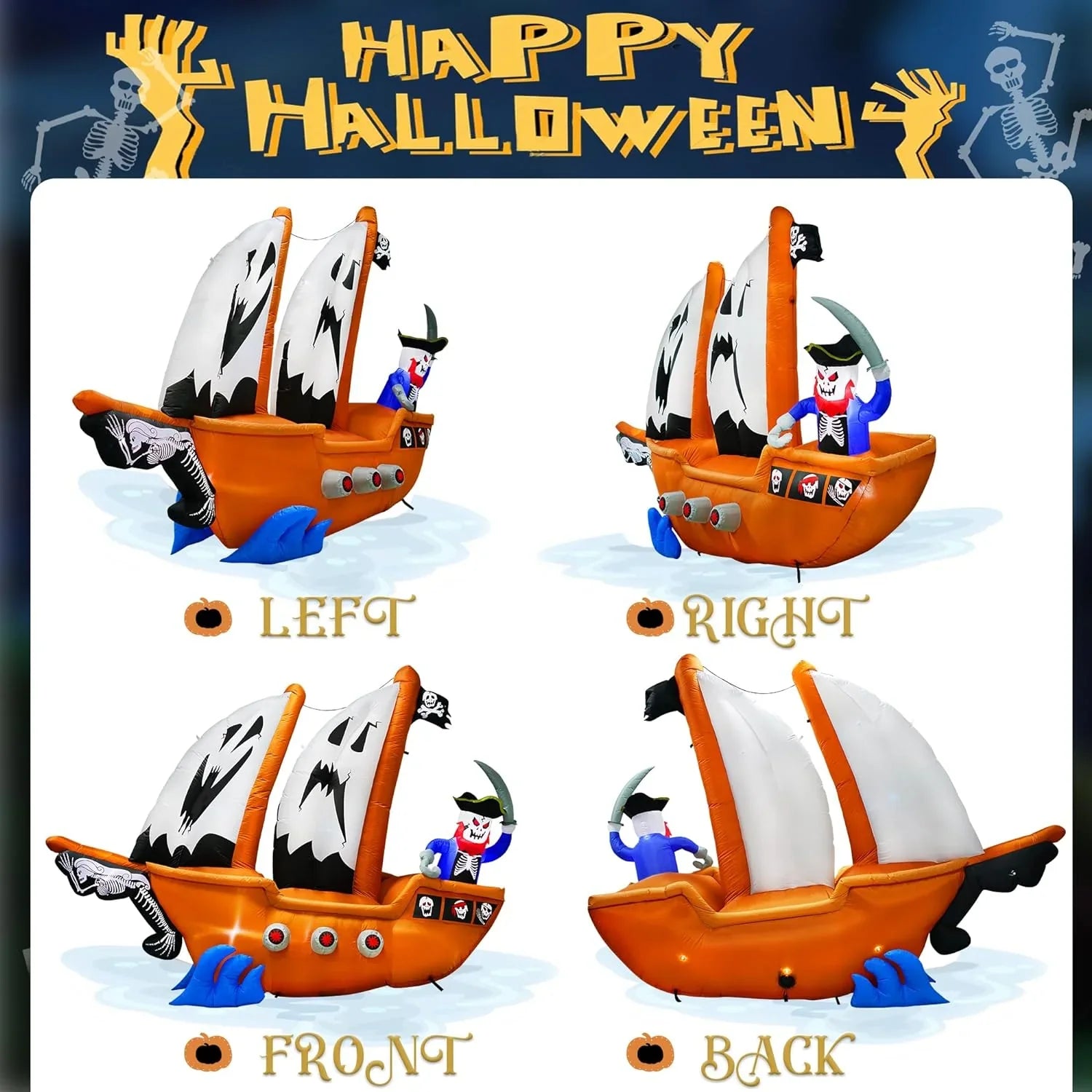 1787617070_3bRd4wes 10ft Halloween Inflatable Pirate Ship Decoration
