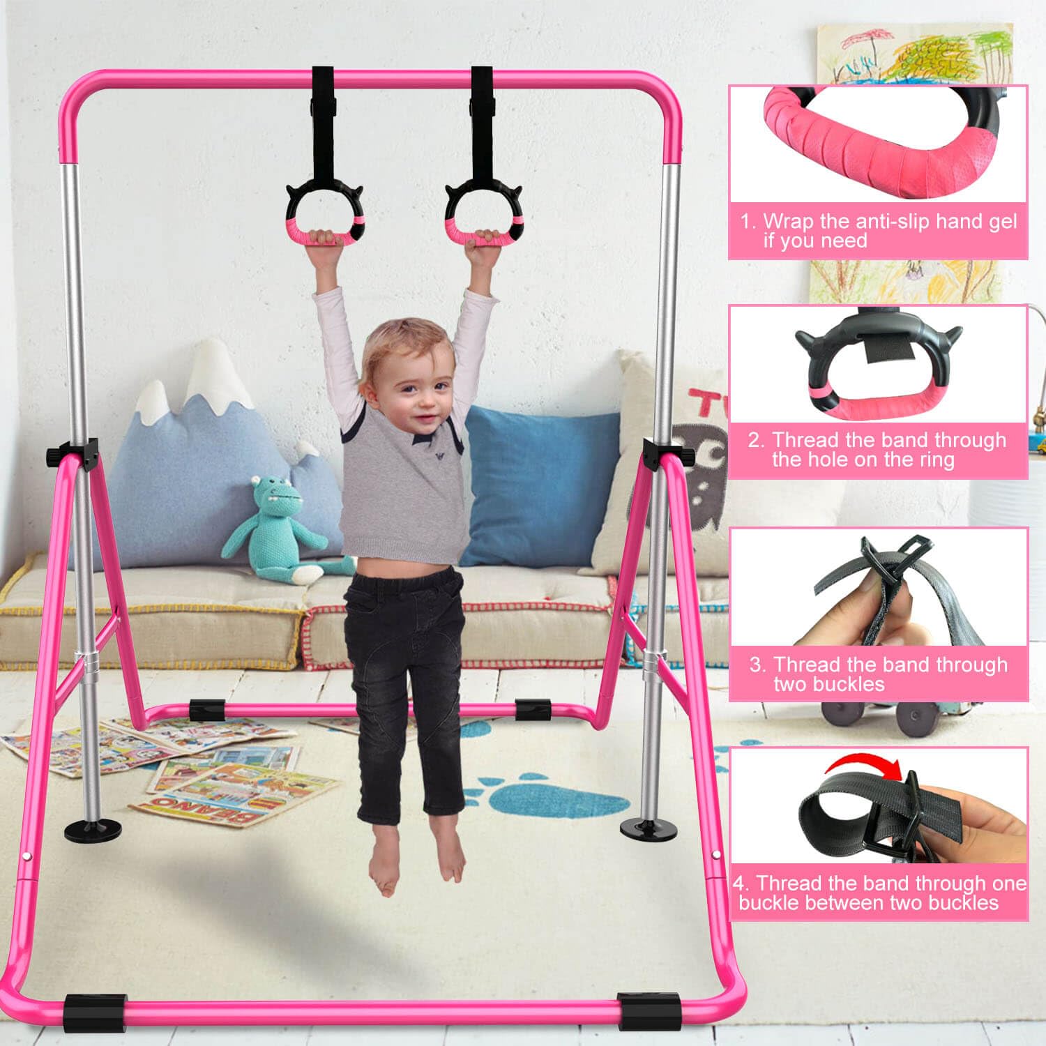 Regulowany Gymnastics Horizontal Bars