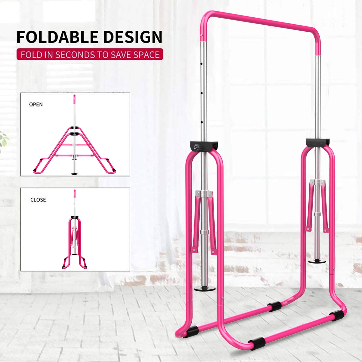 Regulowany Gymnastics Horizontal Bars