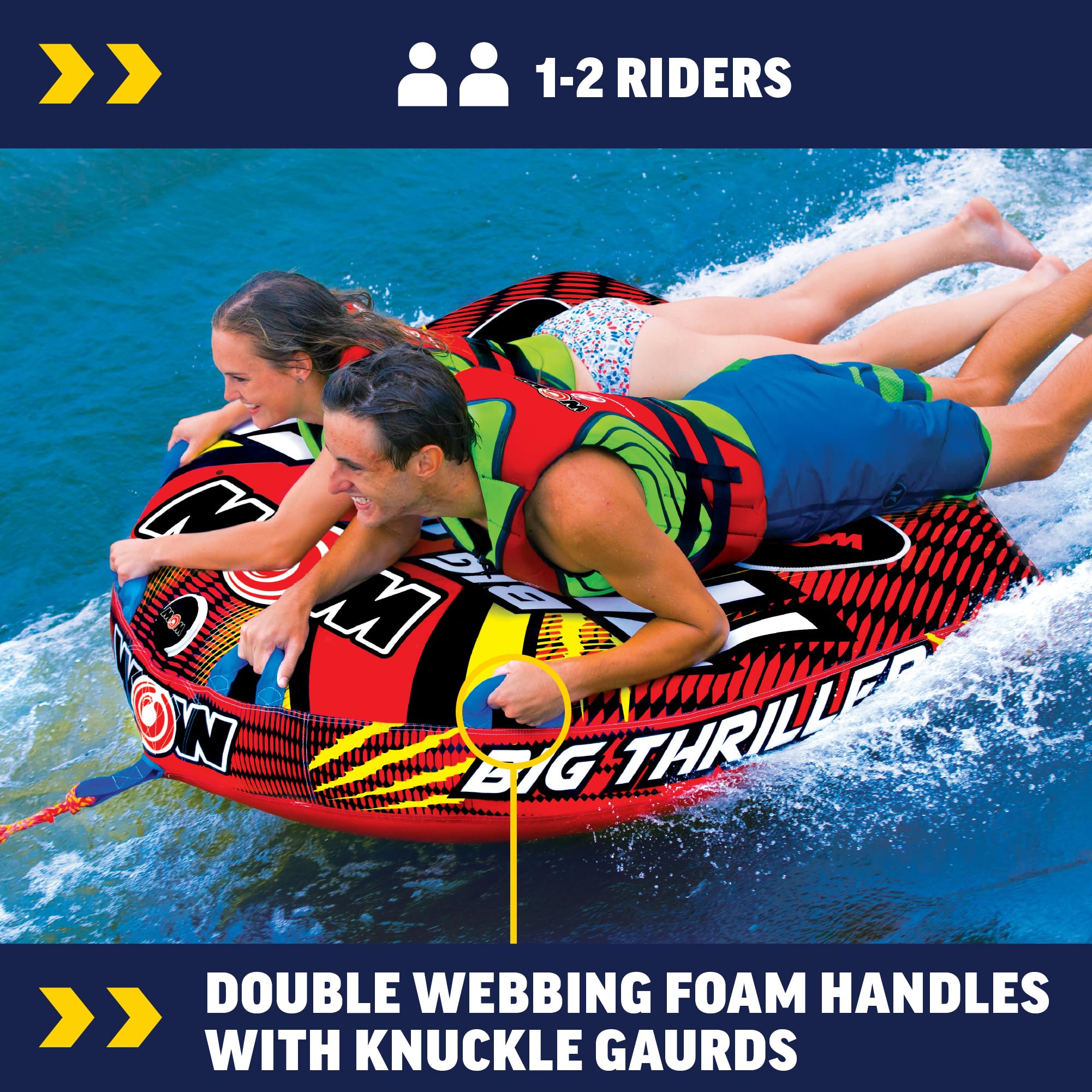 Sports Thriller Towable platforma Tube do Boating i wody Sports