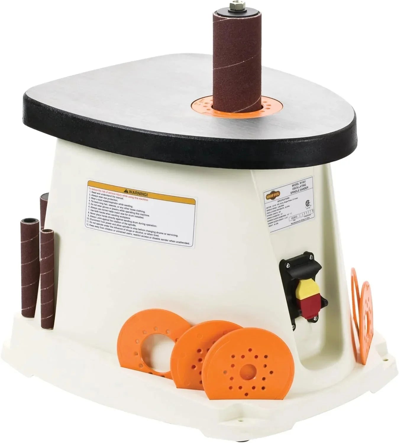W1831 1/2 HP pojedynczy Phase Oscillating Spindle Sander