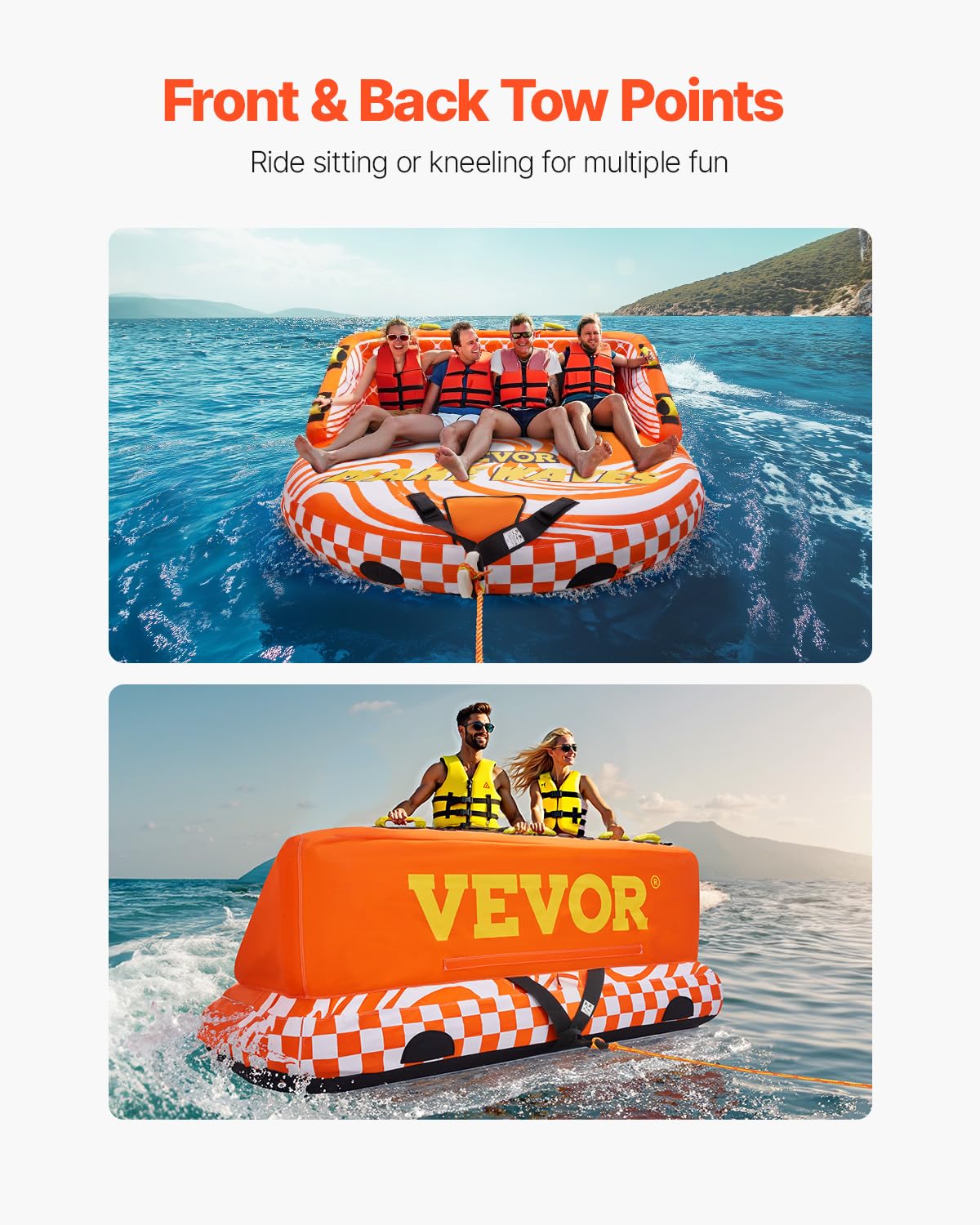 Towable Tube, do Boating, 1-4 Riders Inflatable