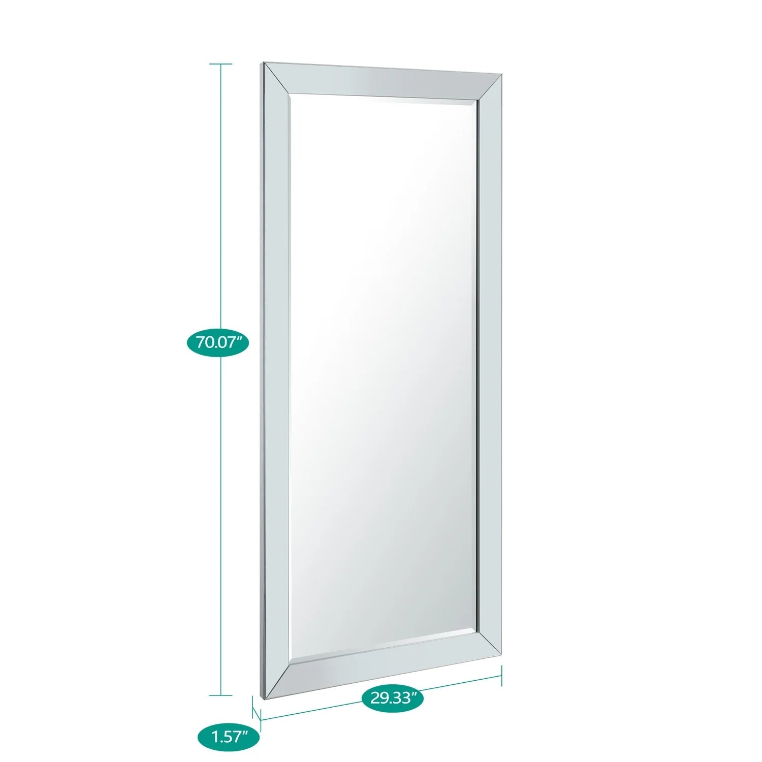 1787622469_emsnkXXf Beaded Full-length Mirror z Oversized pelny korpus Mirror, Free Standing or montowany na scianie