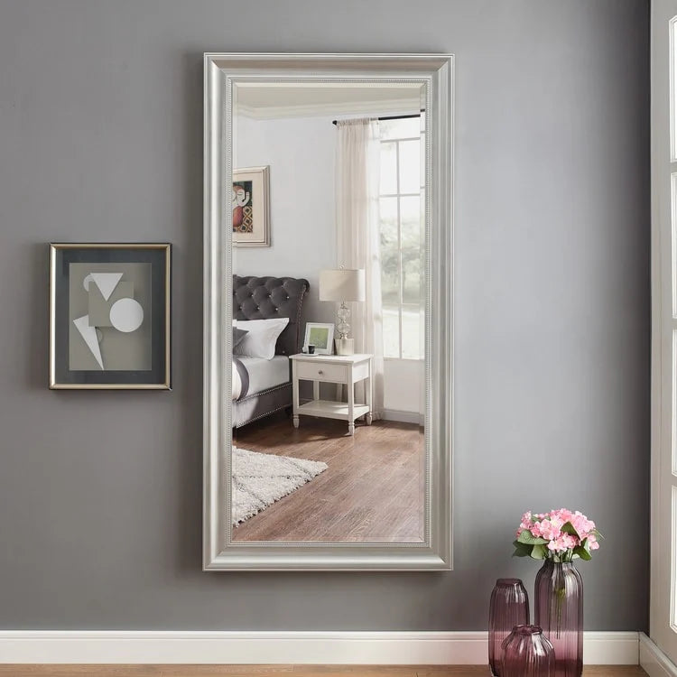 1787622476_VHubB114 Beaded Full-length Mirror z Oversized pelny korpus Mirror, Free Standing or montowany na scianie