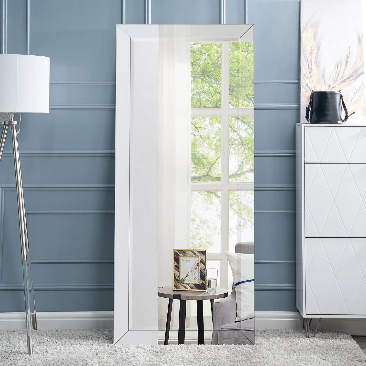 1787622479_uTPjHUSp Beaded Full-length Mirror z Oversized pelny korpus Mirror, Free Standing or montowany na scianie