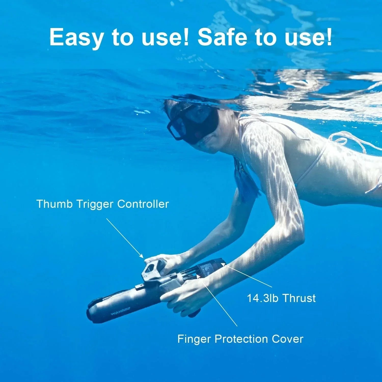 Underwater Scooter - Twin Engine Handle Bracket+, 2 Packs with 2 Handgrips - 2 Arm Mount Kits, 2 Accessories Mount Rings