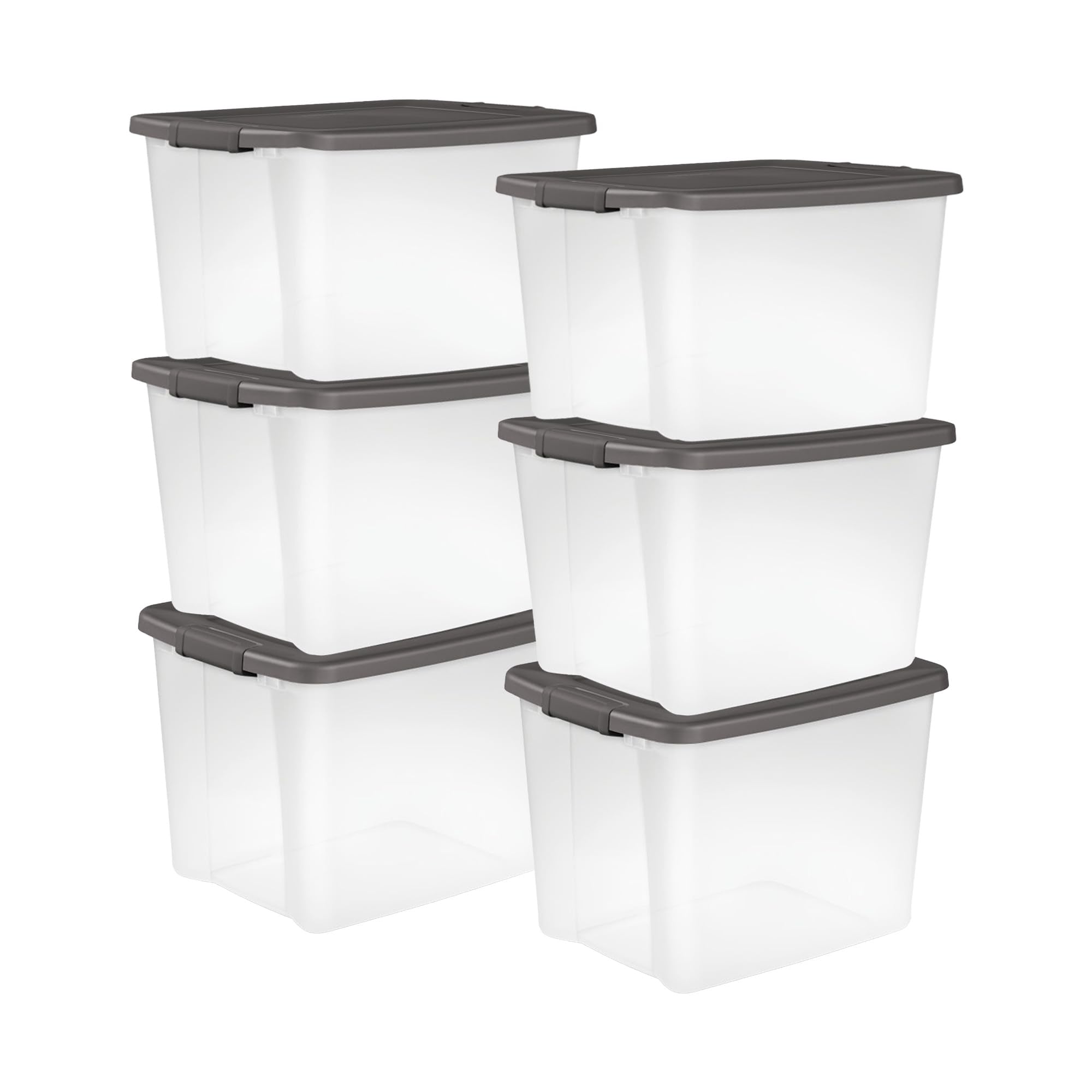1787623255_Fex7blrn 6-pakiet Shelftote przezroczysty magazynowy Bins z Lids