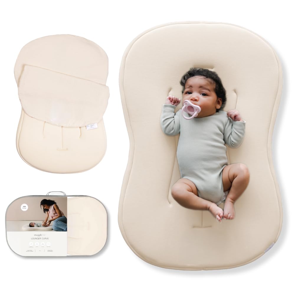 Me dziecięcy Lounger Curve z Organic Cotton Infant Pillow