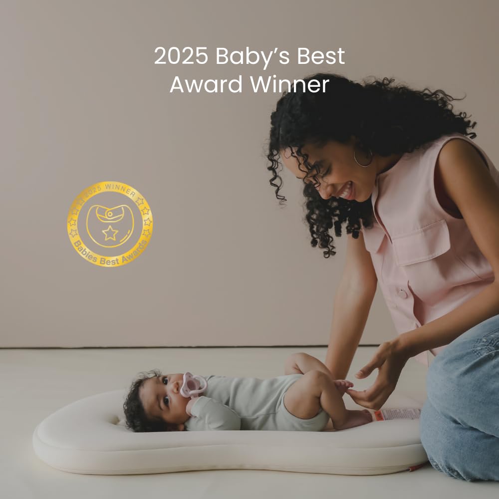 Me dziecięcy Lounger Curve z Organic Cotton Infant Pillow