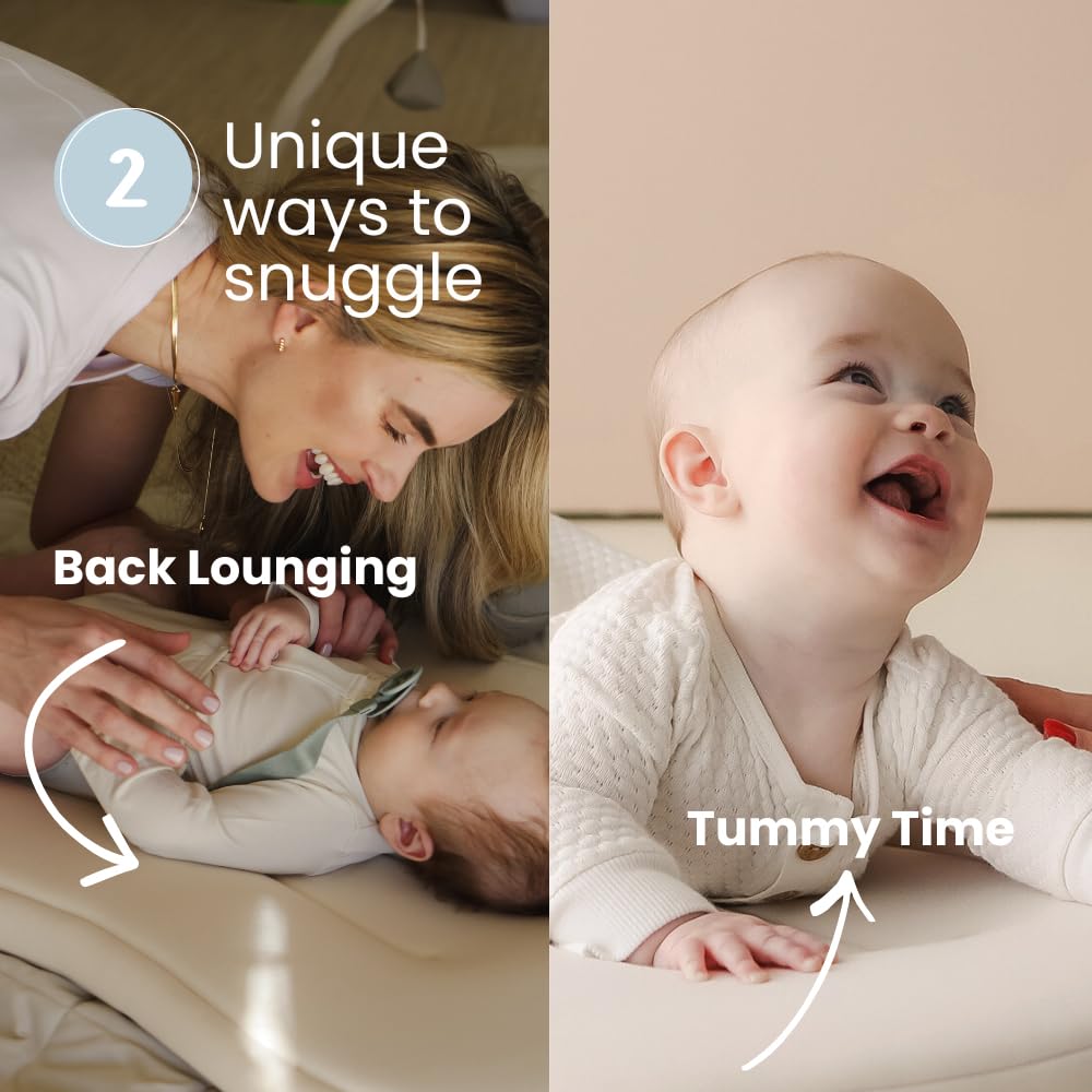 Me dziecięcy Lounger Curve z Organic Cotton Infant Pillow