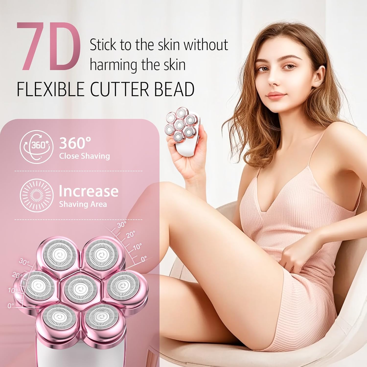 1787624749_ph3mX9gI Elektryczny Razors do Women z 5-in-1 akumulatorowy Shaver