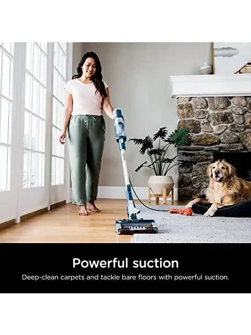 Stick Vacuum - HZ3002 Stratos Ultralight Corded, Featuring DuoClean PowerFins HairPro - Self Cleaning Brushroll, And Odor Neutralizer Technology, Navy