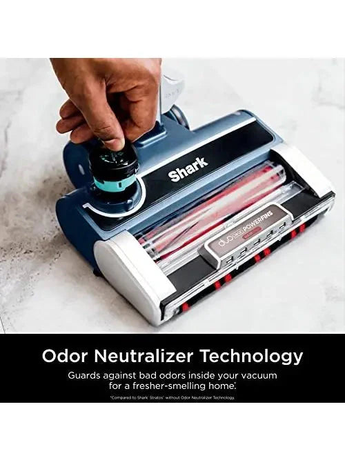 Stick Vacuum - HZ3002 Stratos Ultralight Corded, Featuring DuoClean PowerFins HairPro - Self Cleaning Brushroll, And Odor Neutralizer Technology, Navy