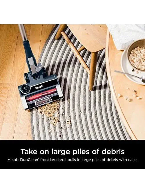 Stick Vacuum - HZ3002 Stratos Ultralight Corded, Featuring DuoClean PowerFins HairPro - Self Cleaning Brushroll, And Odor Neutralizer Technology, Navy