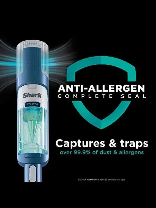 Stick Vacuum - HZ3002 Stratos Ultralight Corded, Featuring DuoClean PowerFins HairPro - Self Cleaning Brushroll, And Odor Neutralizer Technology, Navy