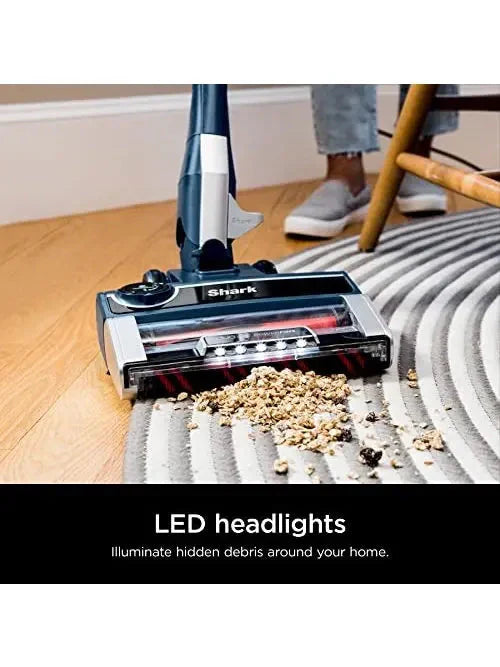Stick Vacuum - HZ3002 Stratos Ultralight Corded, Featuring DuoClean PowerFins HairPro - Self Cleaning Brushroll, And Odor Neutralizer Technology, Navy