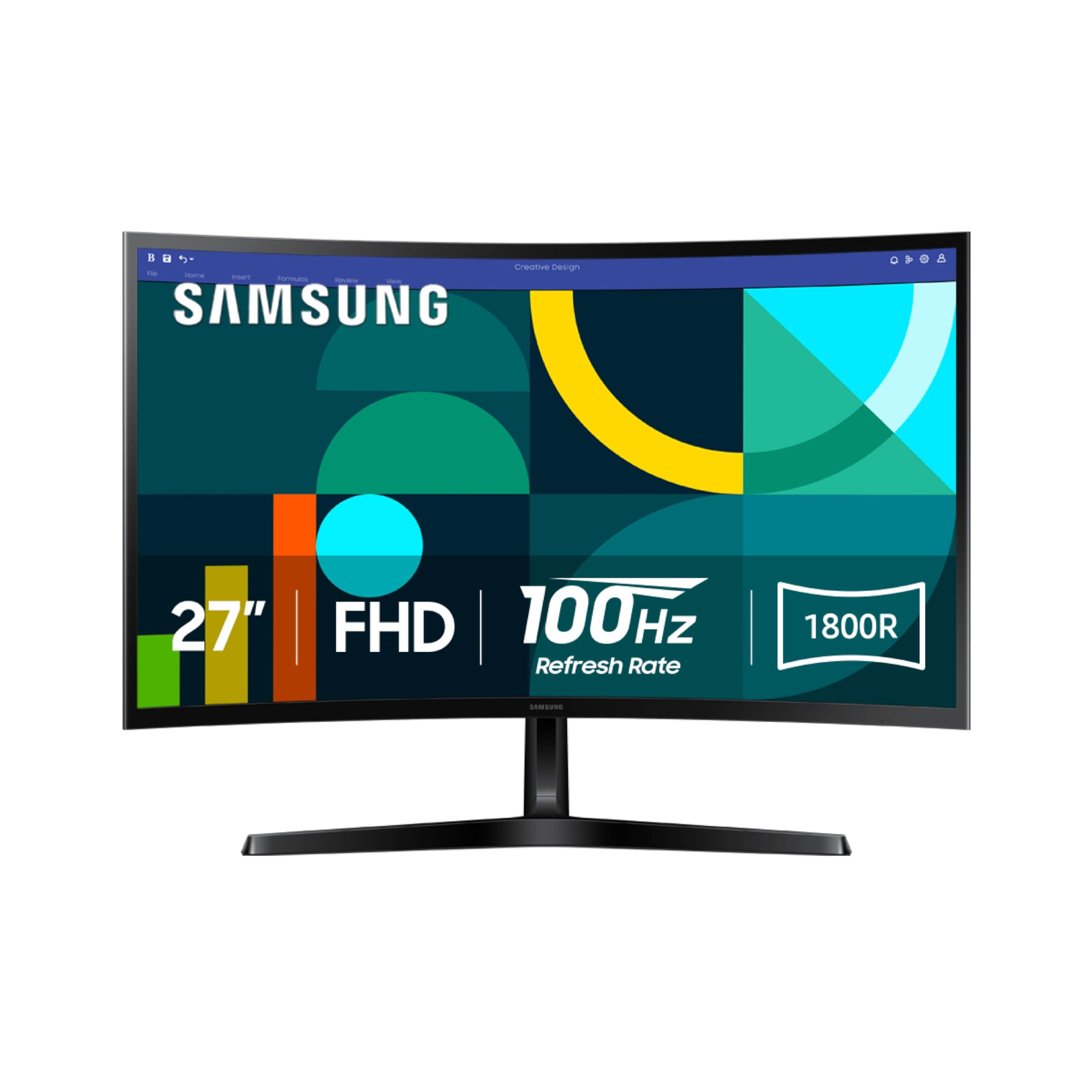Monitor, 27 Essential S3 FHD Curved Computer, 100Hz