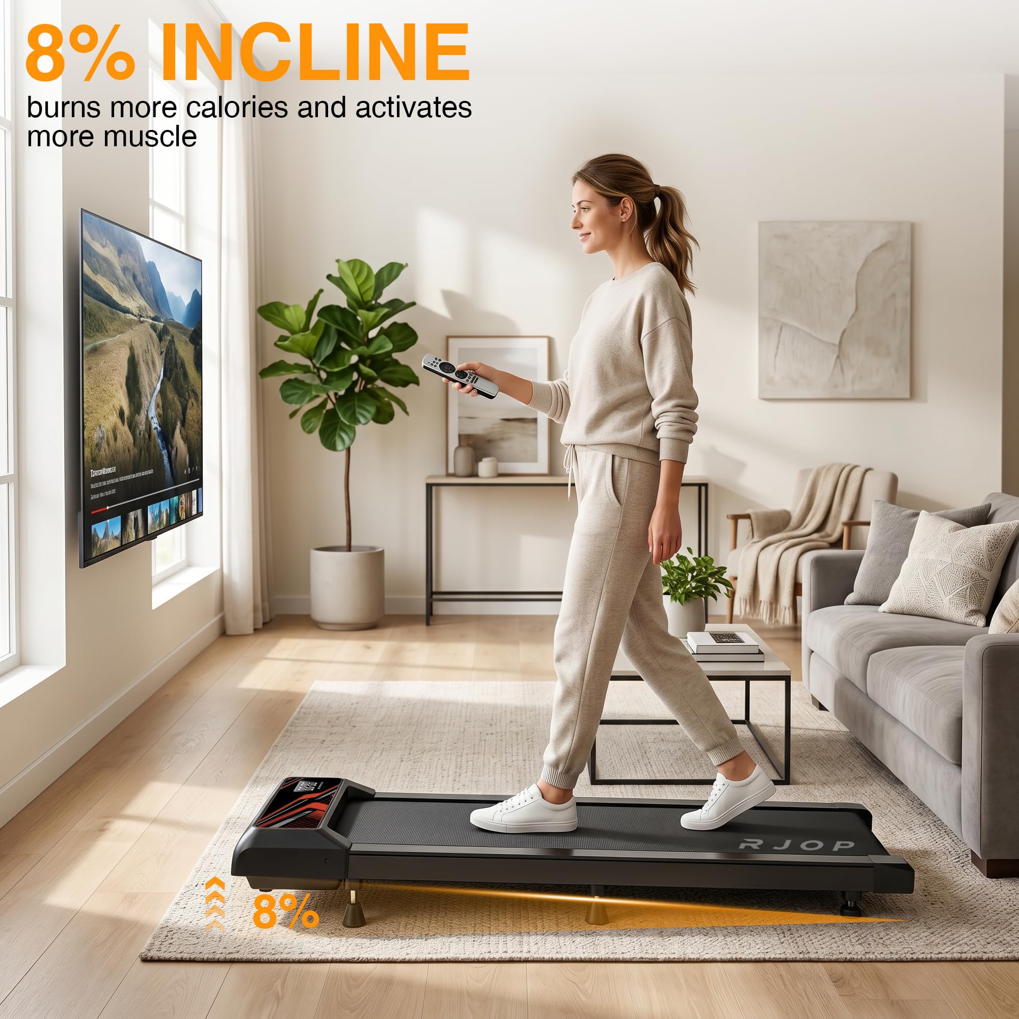 1787627182_ocvqfdCU 2.5HP przenośny Under biurko bieżnia z Incline