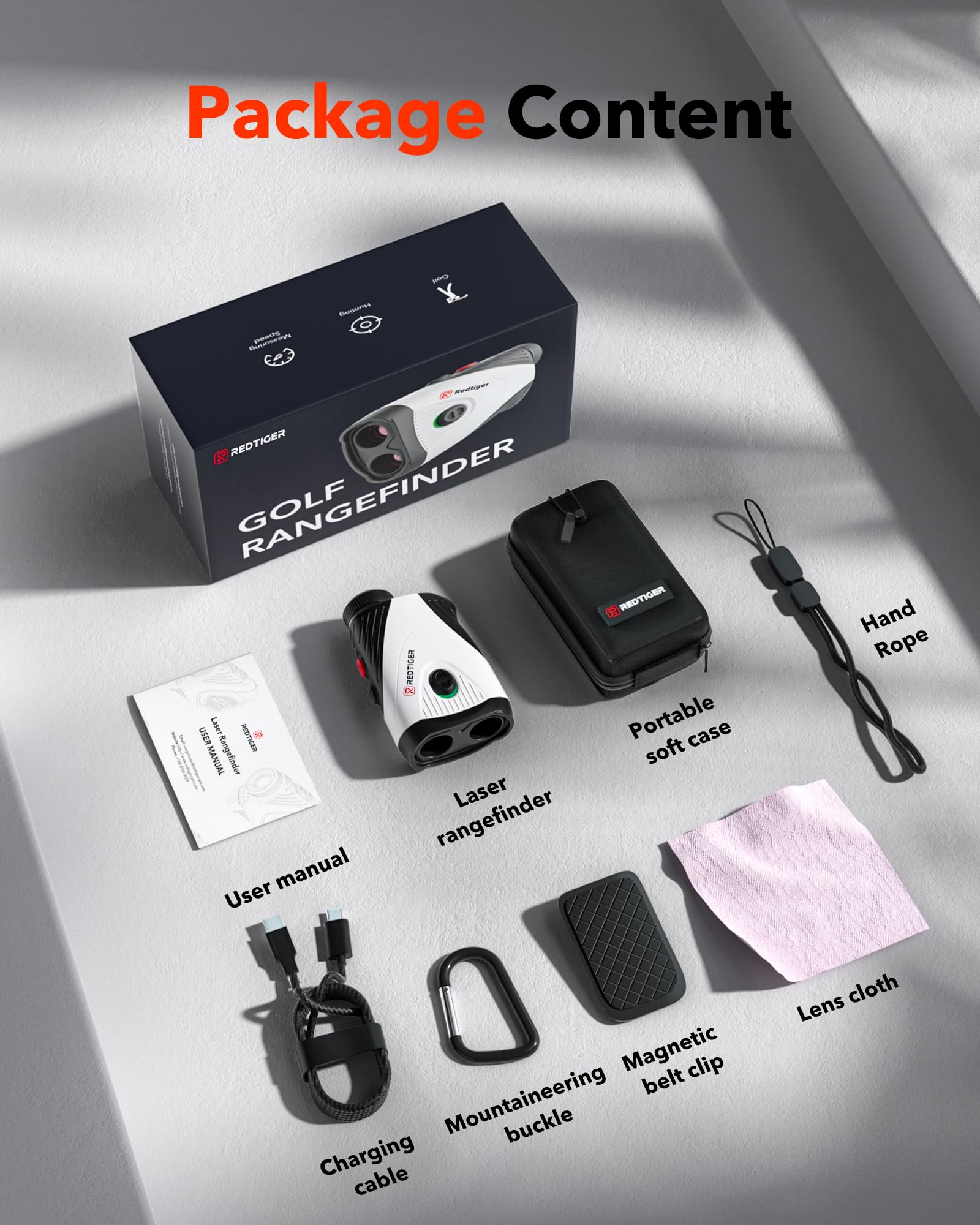 Golfvue seria 1 Rangefinder z Slope i Vibration