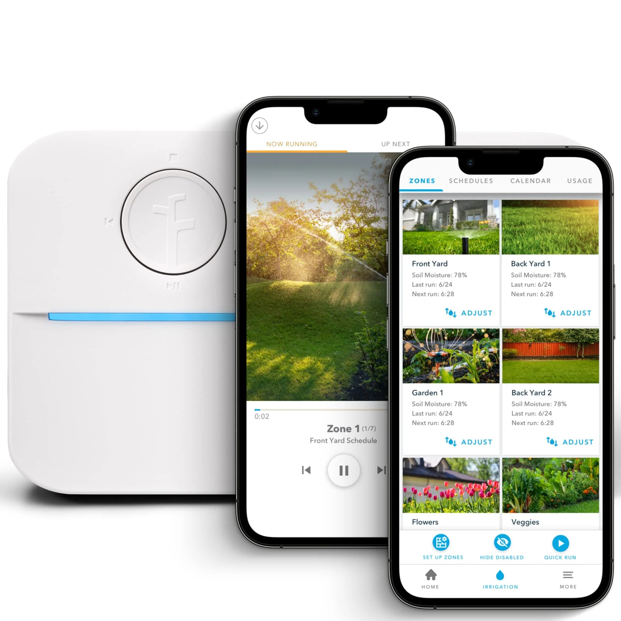 Sprinkler, Wi-Fi smart, Controller, 8-Zone pilot zdalnego sterowania