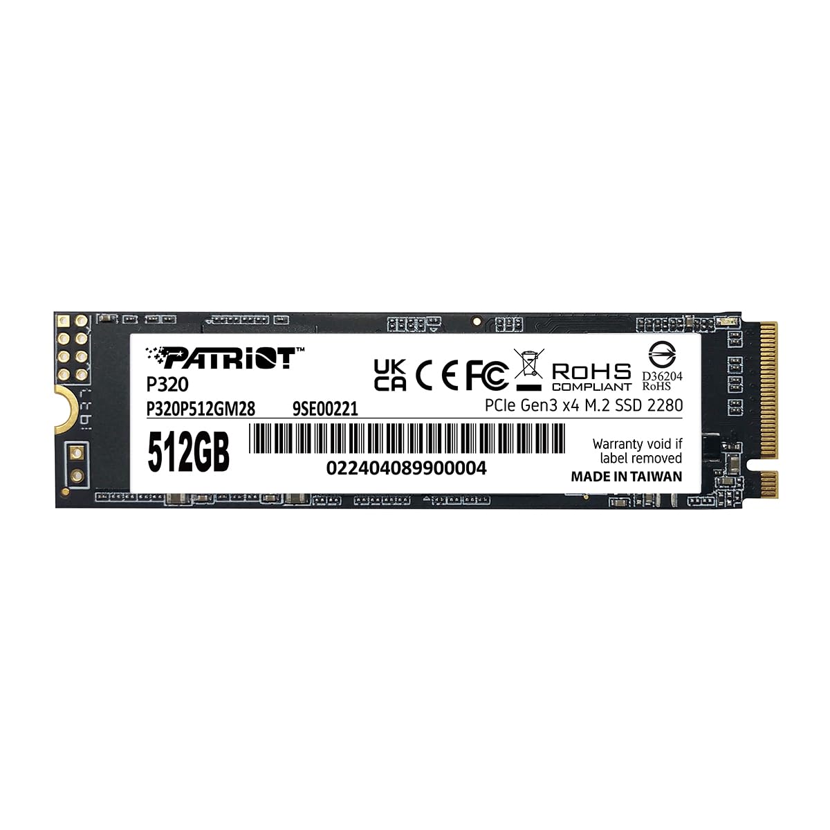 Memory P320 512GB Nvme M.2 2280 Internal SSD
