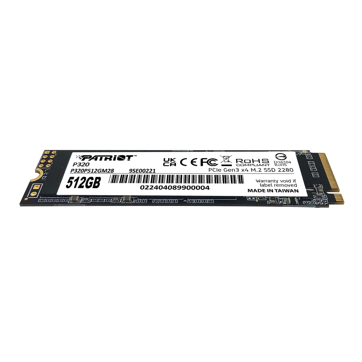 Memory P320 512GB Nvme M.2 2280 Internal SSD