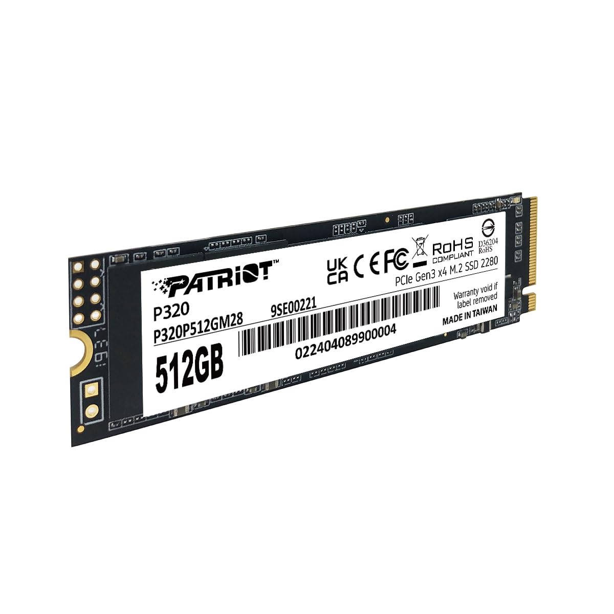 Memory P320 512GB Nvme M.2 2280 Internal SSD