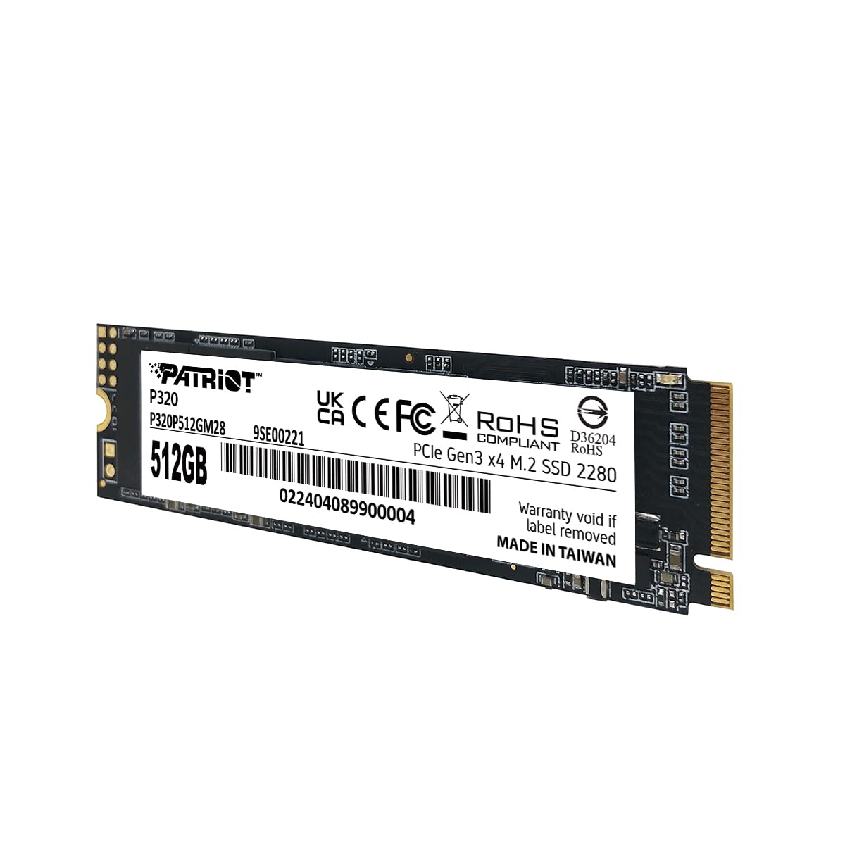 Memory P320 512GB Nvme M.2 2280 Internal SSD