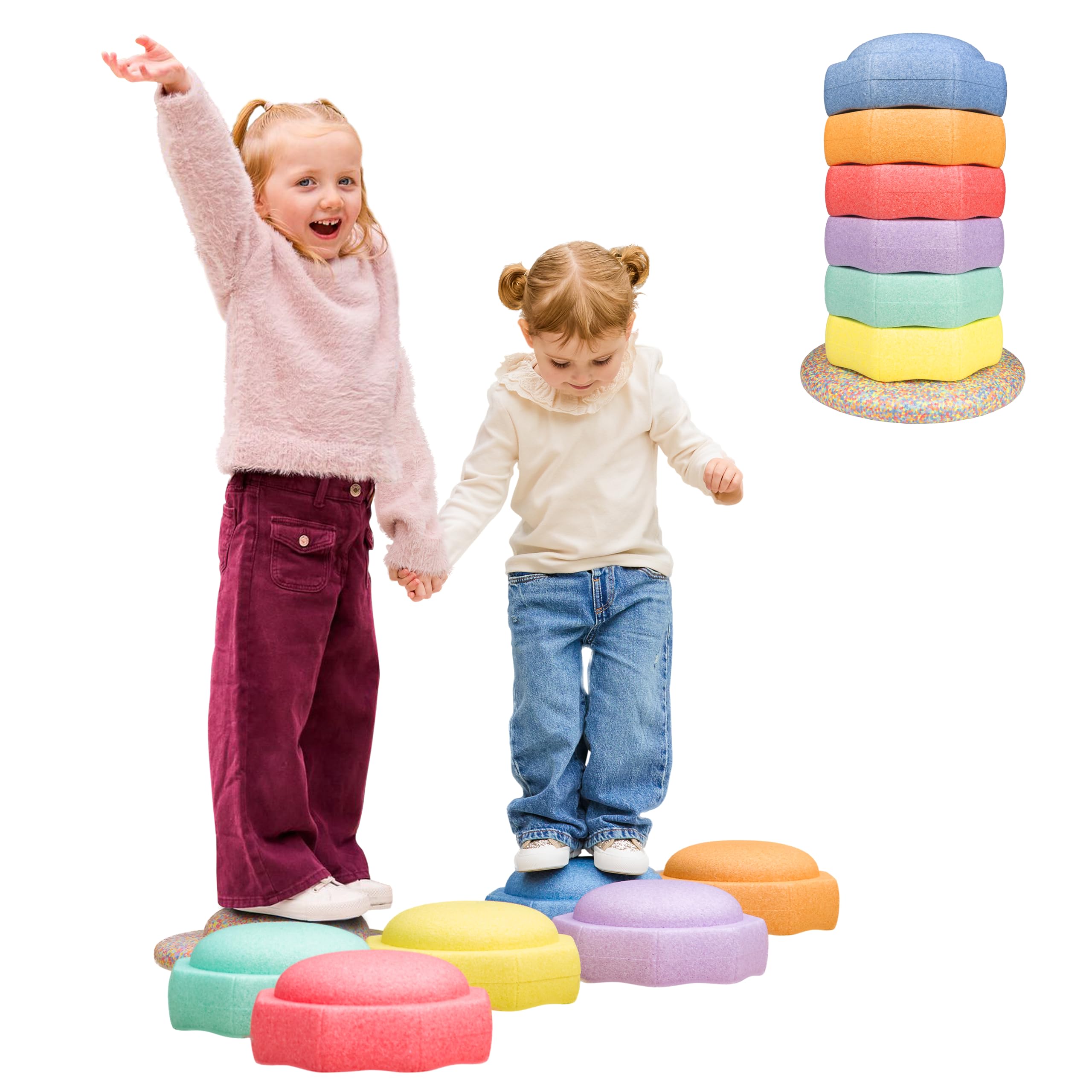 Stepping Stones Steppebbles z Montessori Balance zabawa