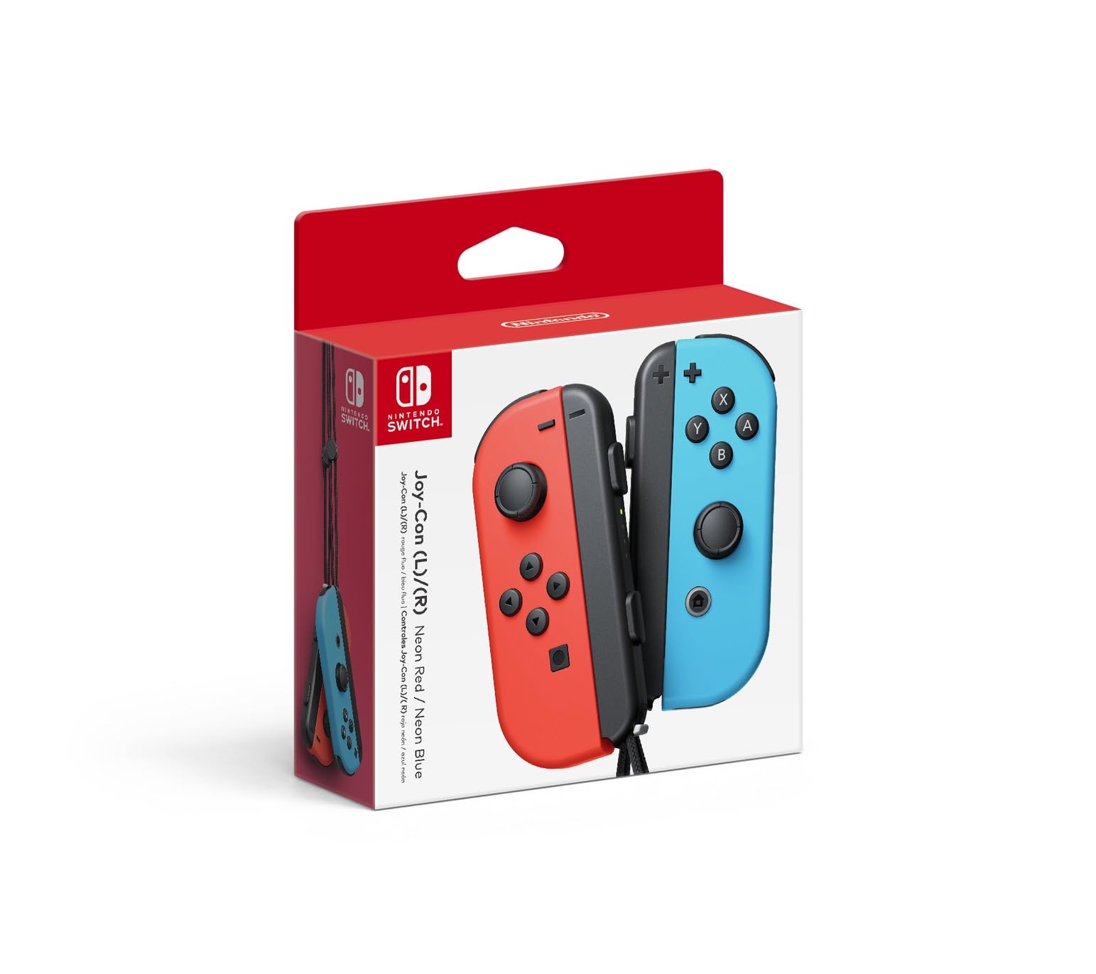 Joy-con Controllers (l/r) z Neon czerwony/niebieski