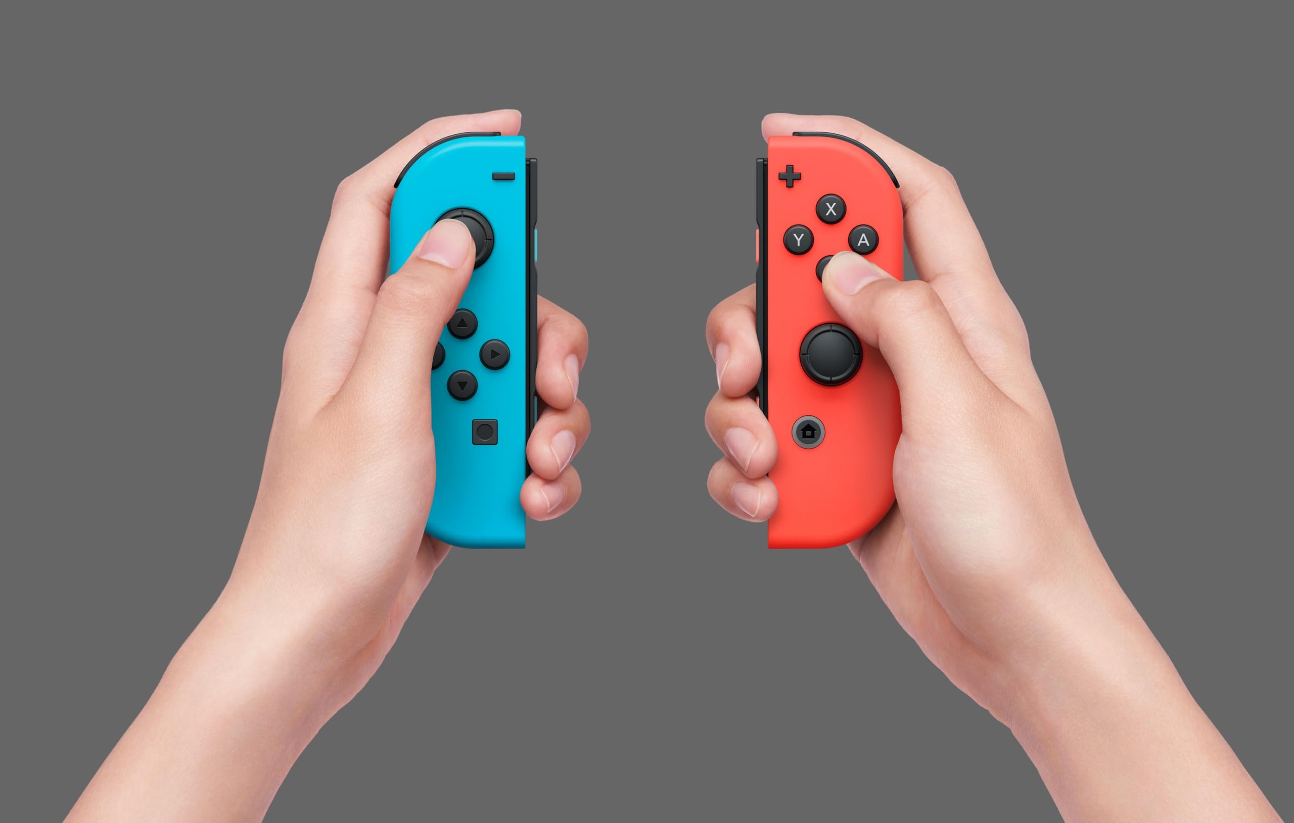 Joy-con Controllers (l/r) z Neon czerwony/niebieski