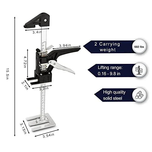 Labor Saving Arm podnośnik 2 pakiet z 15.5 cali Multifunctional meble Lifter Jacks
