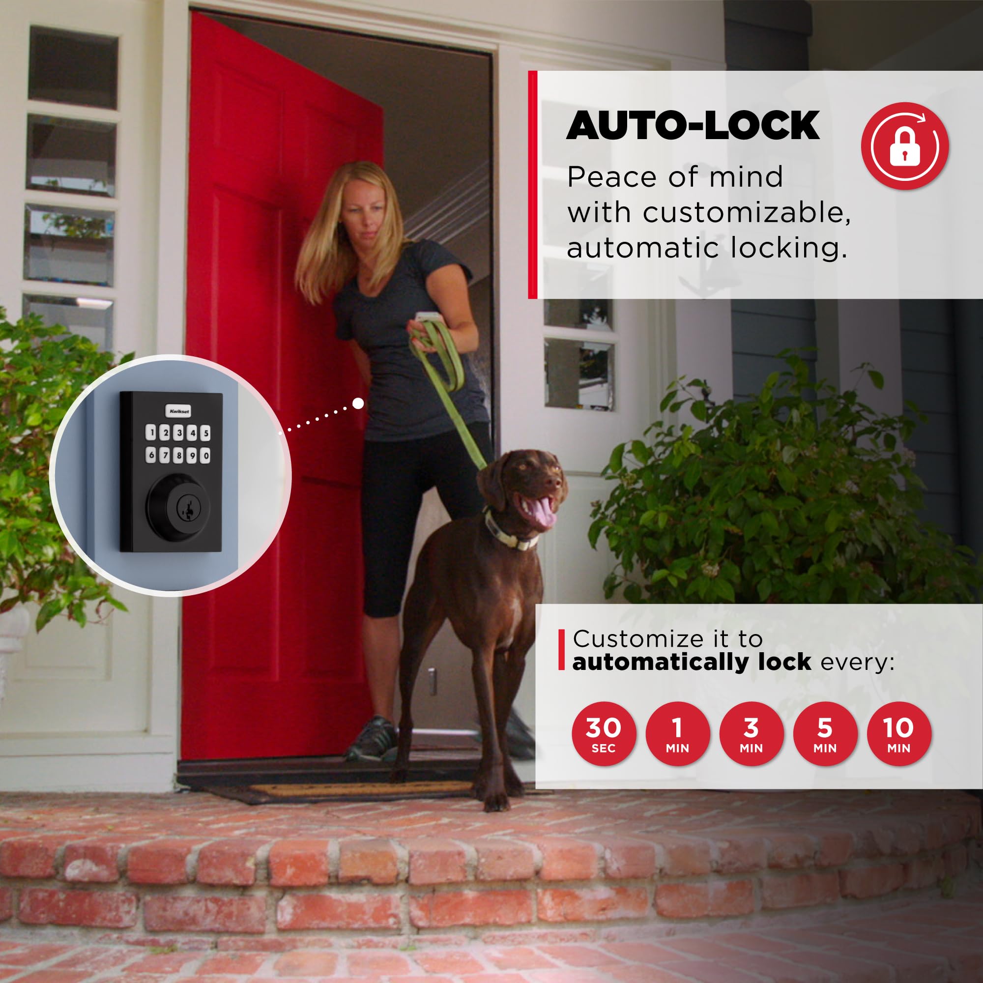 1787637157_aJIRSCmT Homeconnect 620 Z-wave Keypad smart Lock, Matte czarny