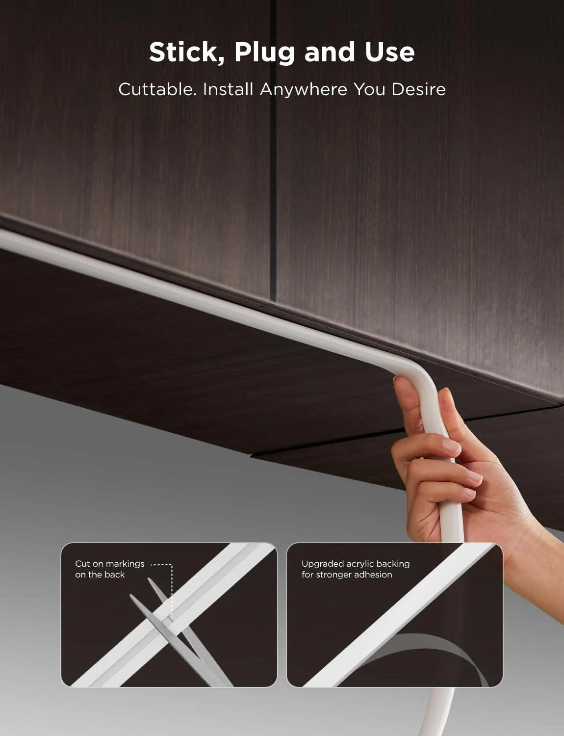Światło, Cob LED Strip, Pro, smart RGBICW światło 9.8ft