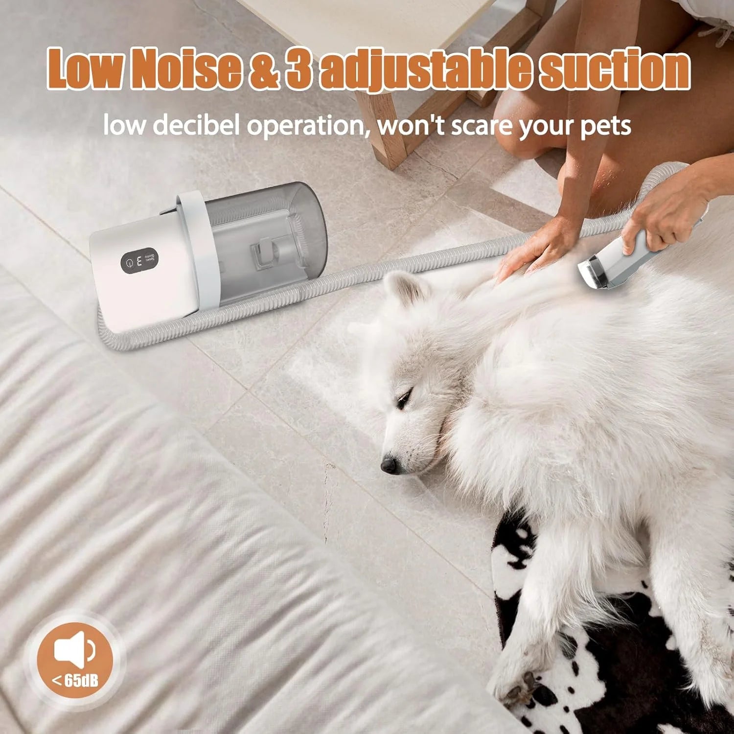 Dla psa Grooming odkurzacz, PET Grooming zestaw z dla psa Clippers