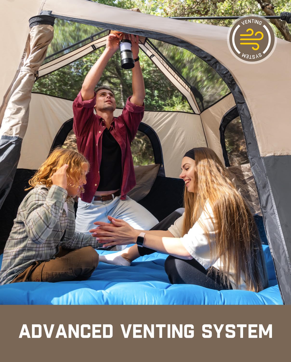 Instant Cabin do 4-10 Persons namiot, Quick Setup