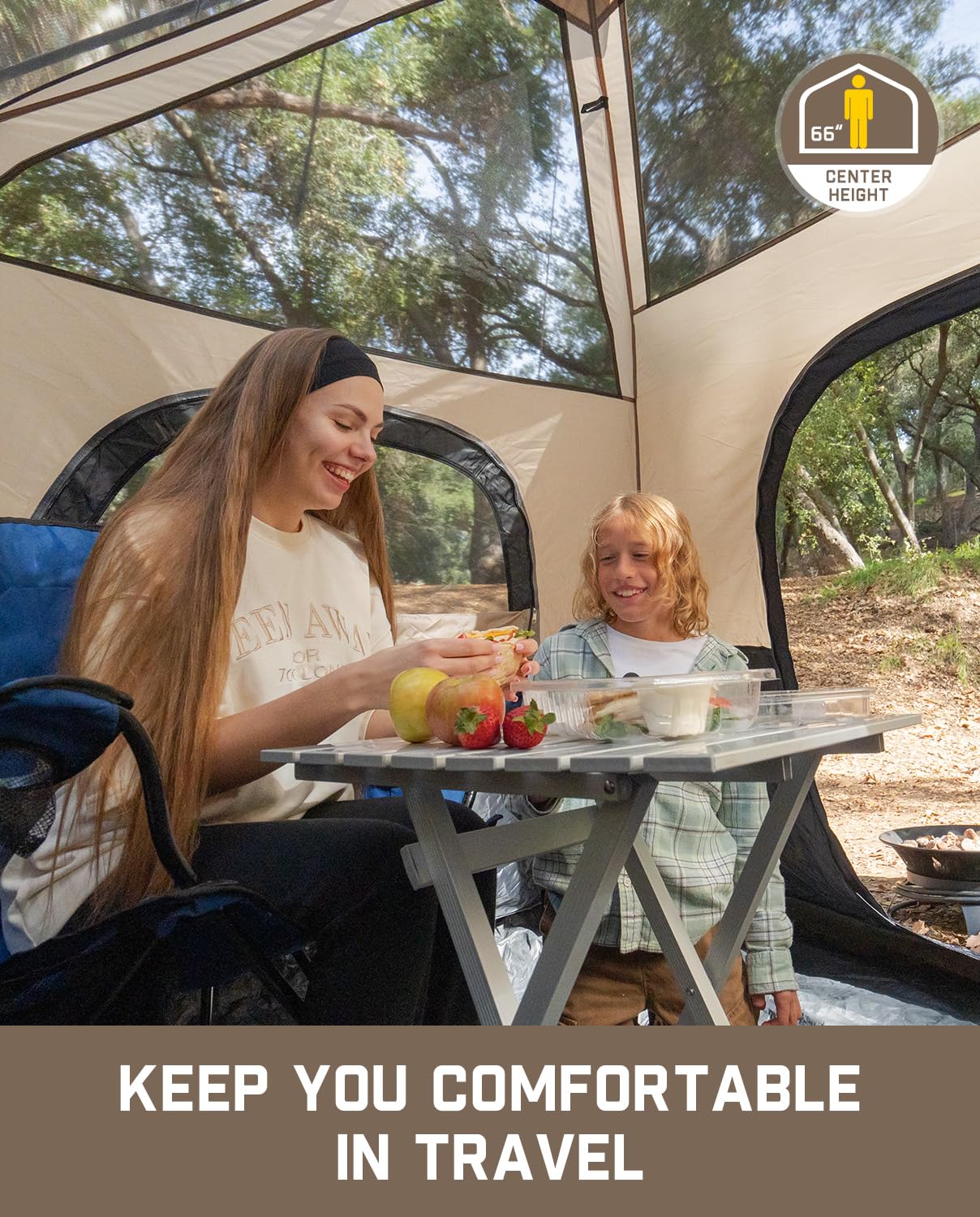 Instant Cabin do 4-10 Persons namiot, Quick Setup
