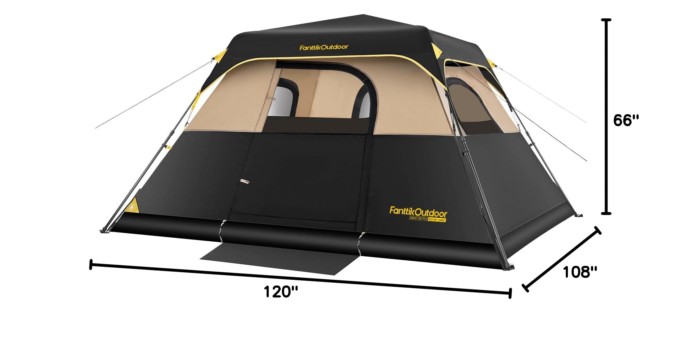 Instant Cabin do 4-10 Persons namiot, Quick Setup