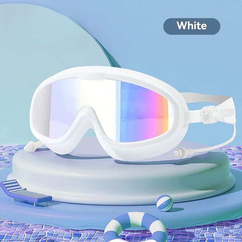 Rama, Electroplated duży, Goggles, HD Anti-fog do dla dzieci i doroslych