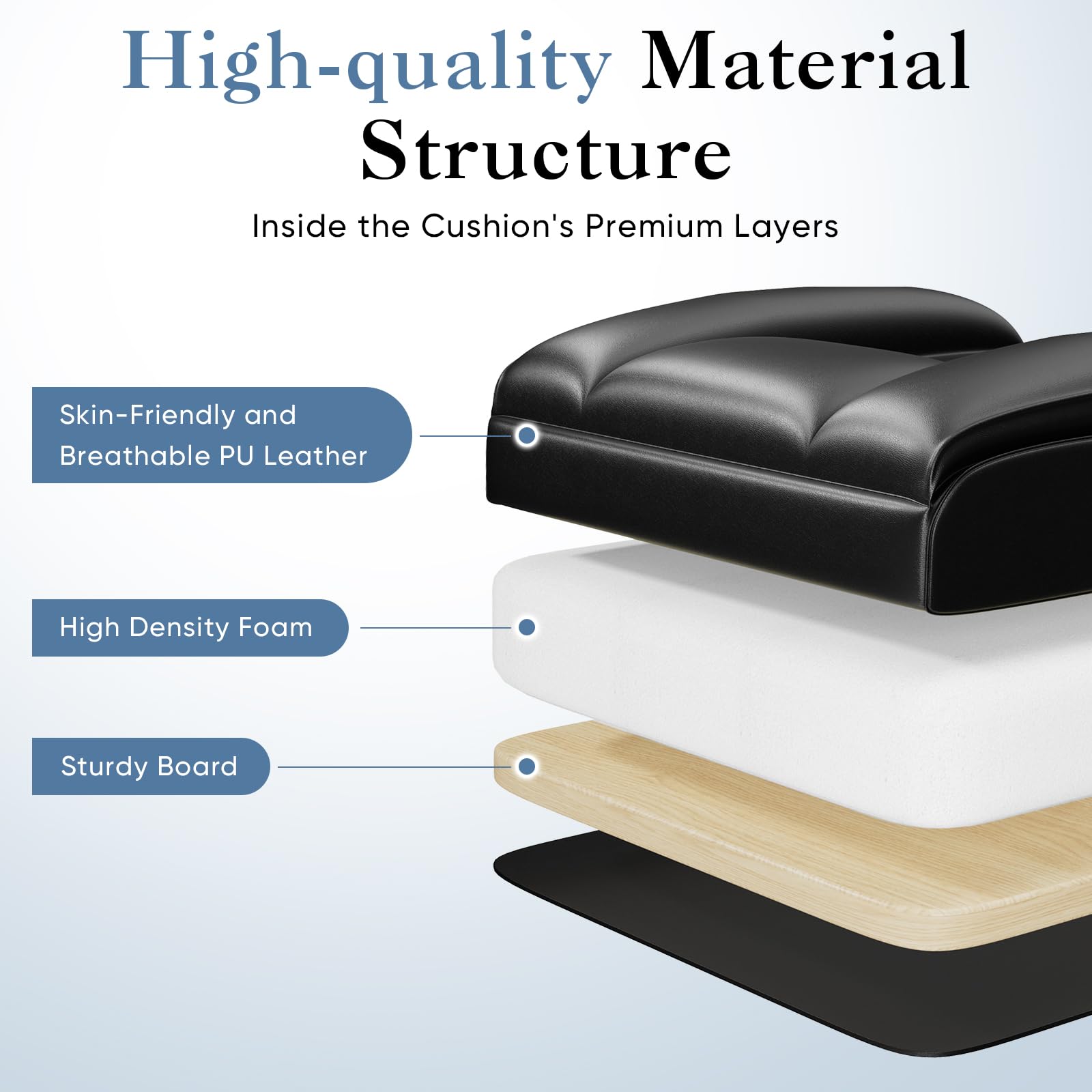 Big i wysoki ergonomiczny biurko krzeslo z Footrest