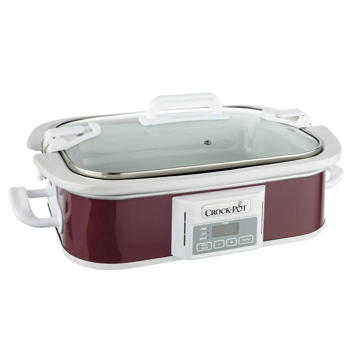 1787649005_26BvR9Cn 3.5-kwarta Programmable Casserole Slow kuchenka z Locking Lid do łatwy Transport