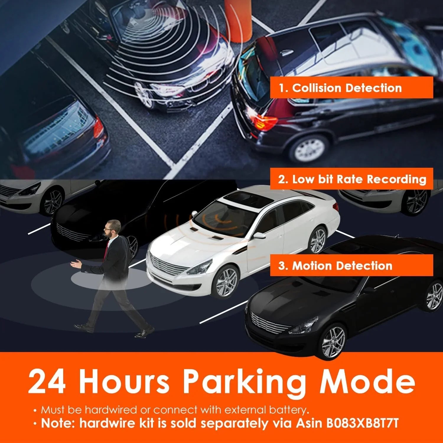 Dash Cam Featuring 4K+1080P Front and Rear, 1440P+1440P Front and Inside, 1440P+1440P+1080P Three Way Triple Car Camera, IR Night Vision, 24 Hours