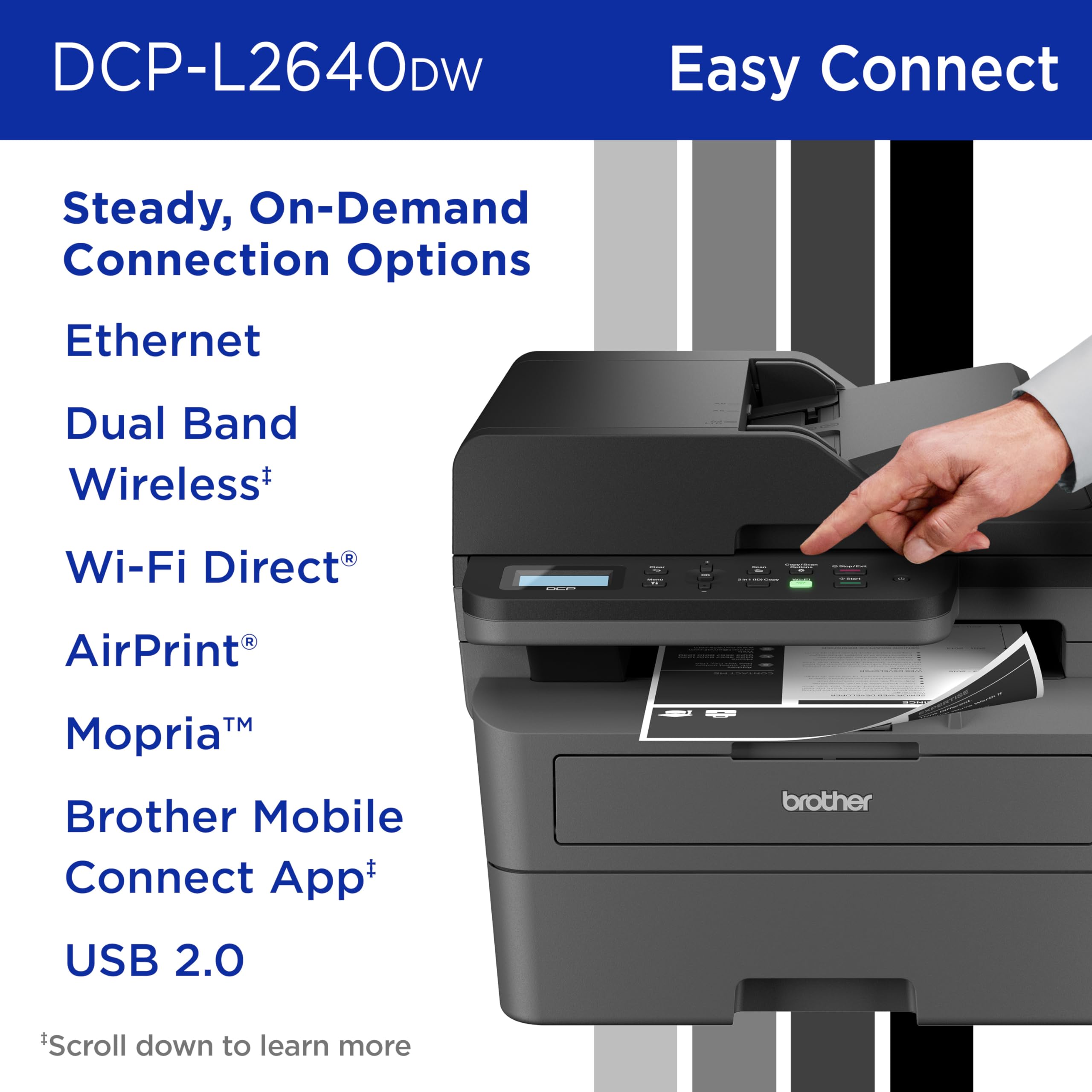 DCP-L2640DW bezprzewodowy Monochrome Laser drukarka