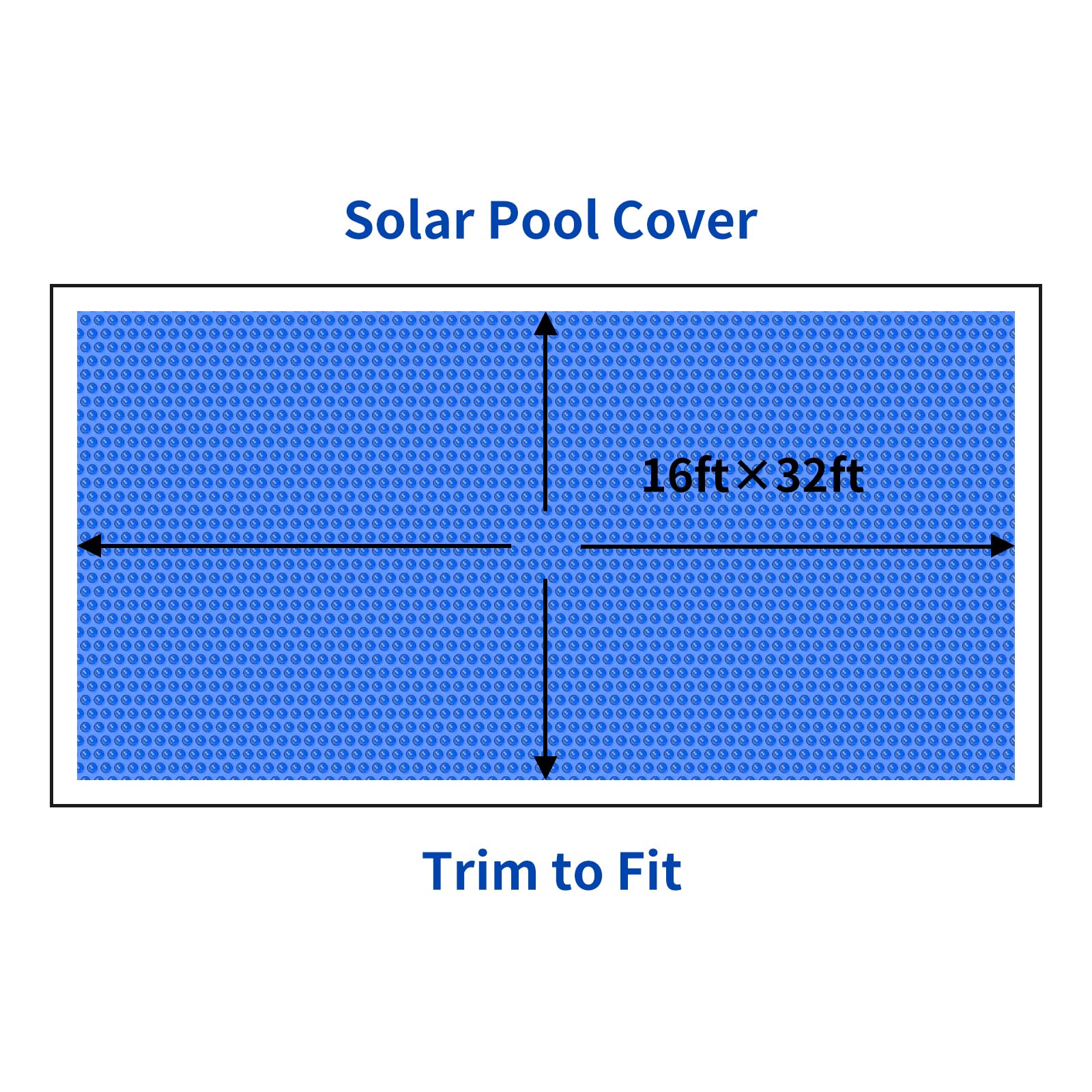 Pokrowiec, słoneczny basen, 16-mil, do 16 X 32 in-ground Pools