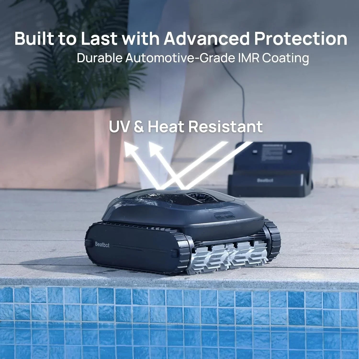 Vacuum Cleaner - AquaSense 2 Cordless Robotic Pool - Smart Surface Parking, Double-pass Waterline Scrubbing, Cleans Floor, Walls