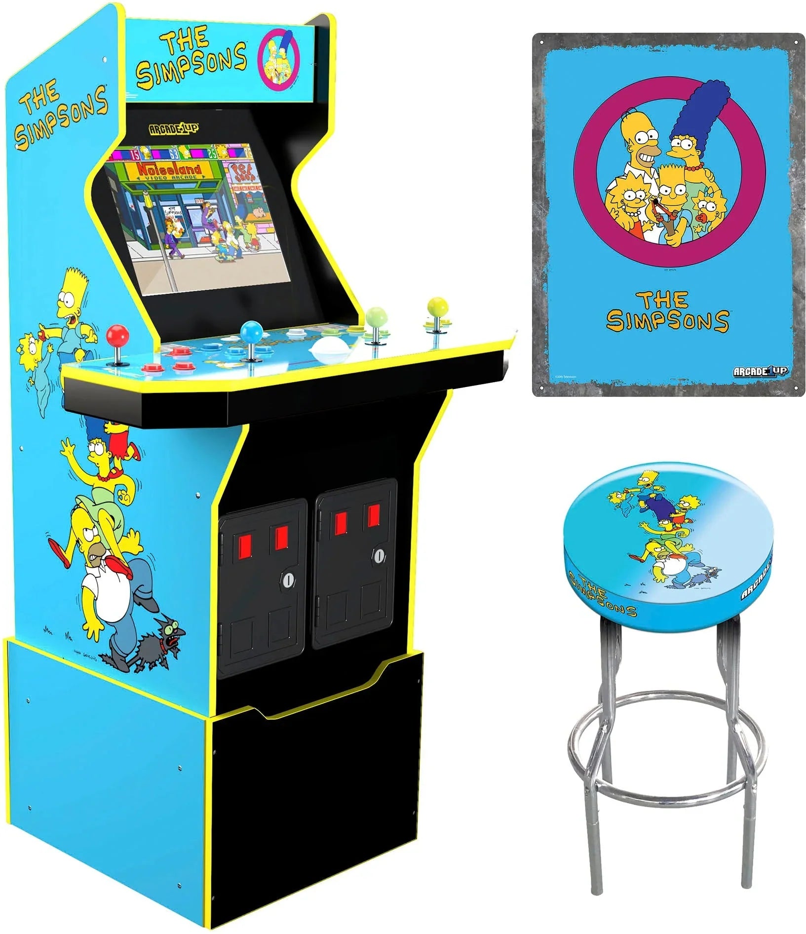 Z Simpsons 30th Edition Arcade z Stool i Tin, Multi