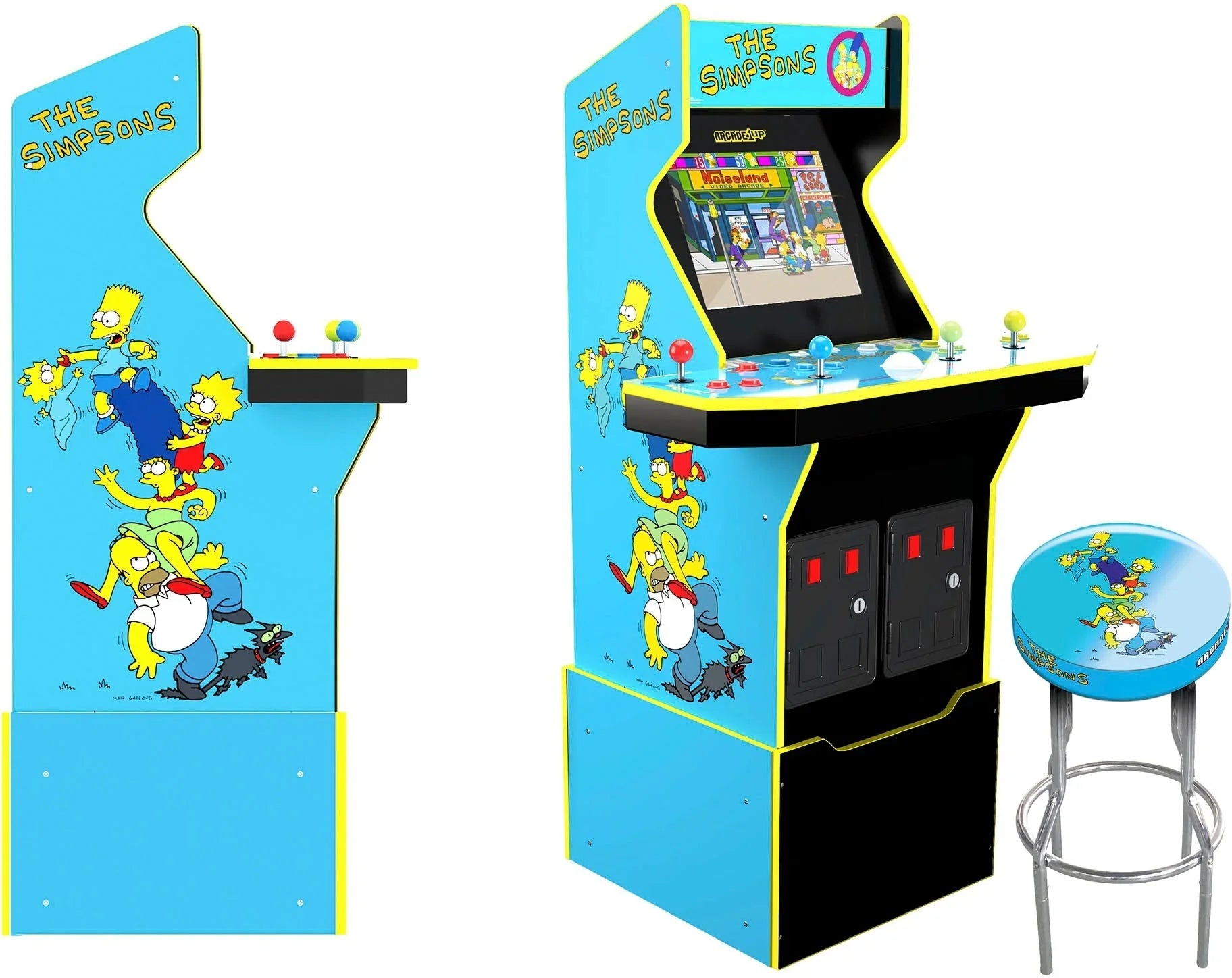 1787654384_qr958mYm Z Simpsons 30th Edition Arcade z Stool i Tin, Multi